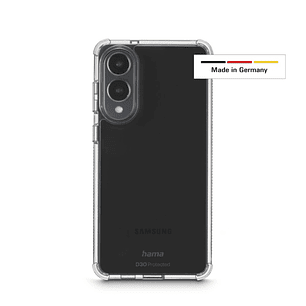 Hama Extreme Protect Funda para Samsung Galaxy S25 Edge - Antideslizante - Policarbonato - Proteccion D3O - Bordes Elevados - Color Transparente