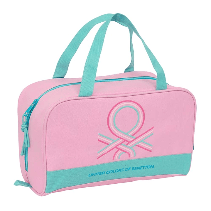 Safta Benetton Dolce Neceser de 8L - Cremallera - Asas de Mano Superiores - Interior Forrado - Bolsillo Interior - Tirador Doble - 310x140x190mm - Col 1