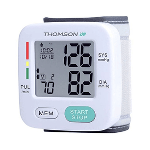 Thomson Cardio W6 Tensiometro de Muñeca - Deteccion Arritmia - Memoria 90 Lecturas - 2 Usuarios - Color Blanco