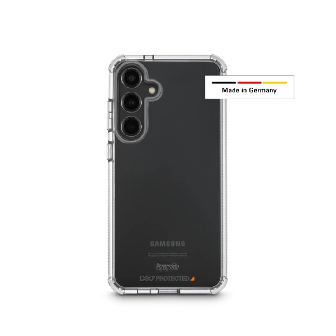 Hama Extreme Protect Funda para Samsung Galaxy S24 - Antideslizante - Policarbonato - Proteccion D3O - Bordes Elevados - Color Transparente 1