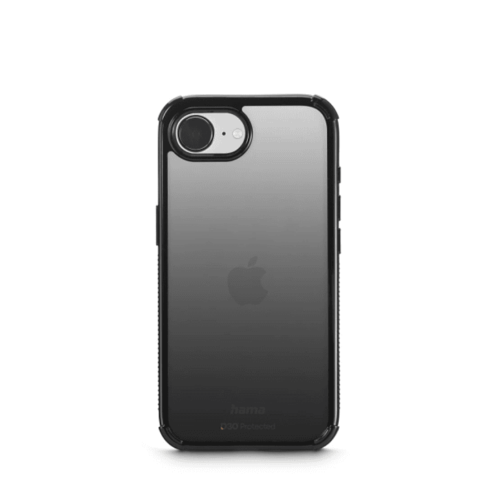 Hama Extreme Protect Funda para iPhone 16E - Antideslizante - Policarbonato - Proteccion D3O - Bordes Elevados - Color Negro 1