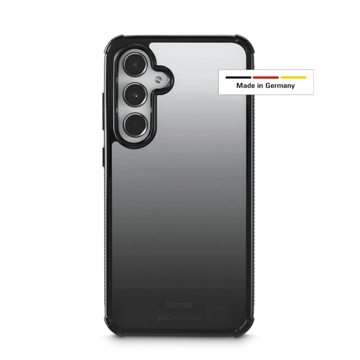 Hama Extreme Protect Funda para Samsung Galaxy S24 - Antideslizante - Policarbonato - Proteccion D3O - Bordes Elevados - Color Negro 1