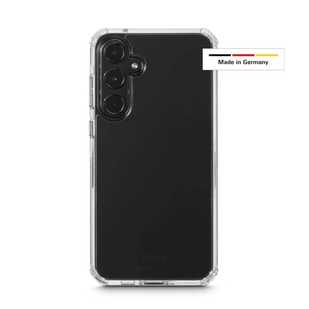 Hama Extreme Protect Funda para Samsung Galaxy S24 - Antideslizante - Policarbonato - Proteccion D3O - Bordes Elevados - Color Transparente 1