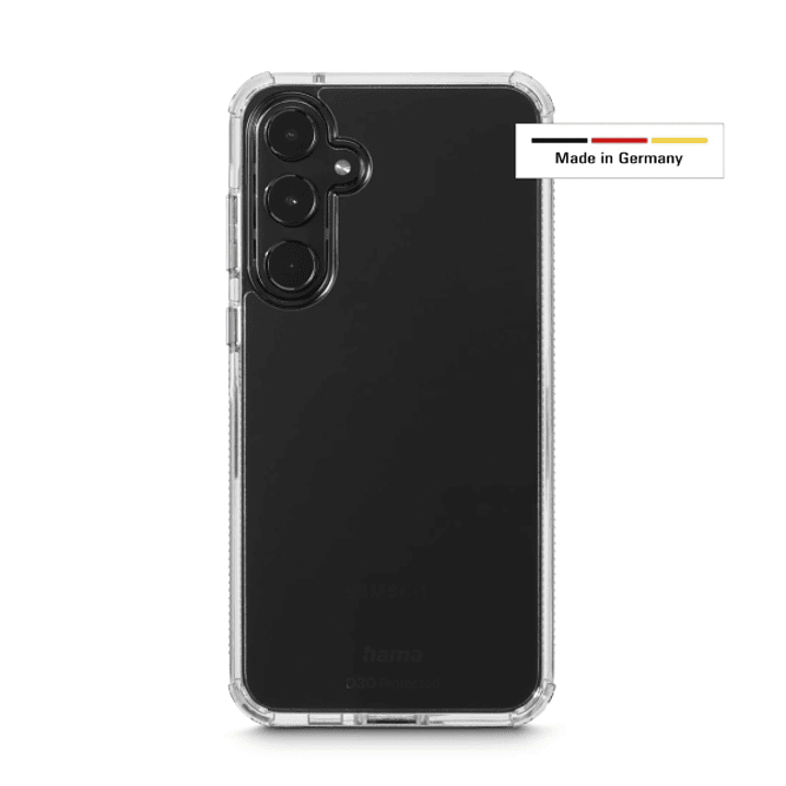 Hama Extreme Protect Funda para Samsung Galaxy S24 - Antideslizante - Policarbonato - Proteccion D3O - Bordes Elevados - Color Transparente 1
