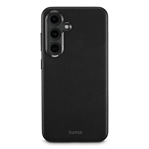 Hama Eco Premium Funda para Samsung Galaxy S25 - Proteccion de Bordes Elevada - Color Negro