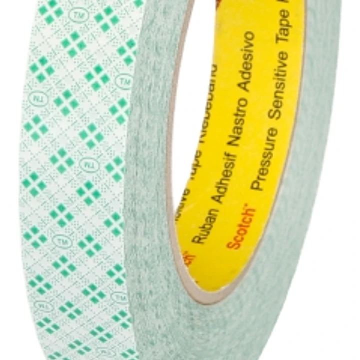 3M Cinta Adhesiva de Doble Cara 25mmx50m - Cinta de 260µm - Soporte de PVC de 38µm - Con Adhesivo 375 - Color Blanco 1