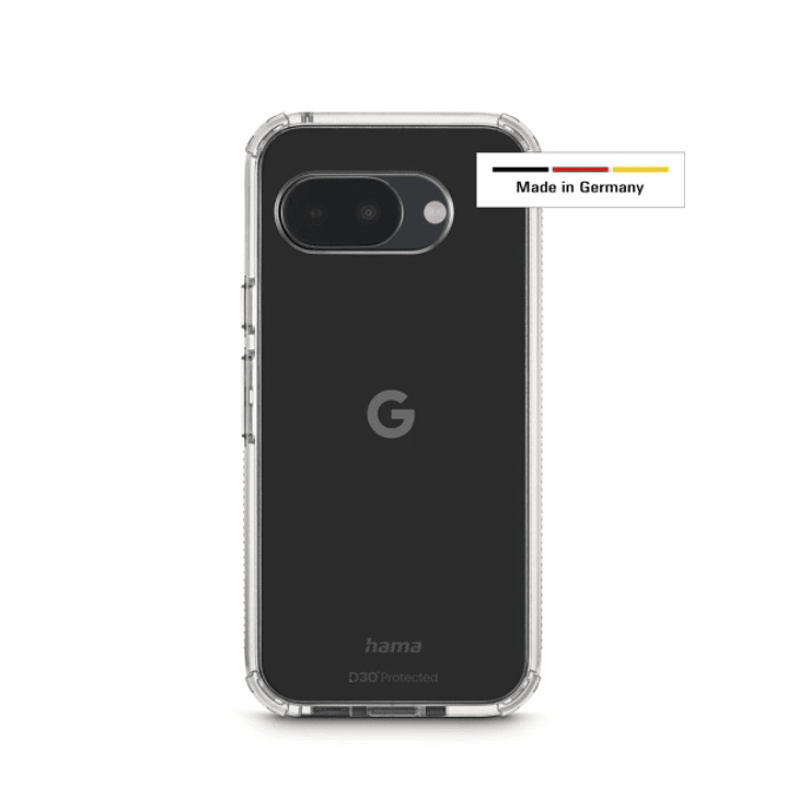 Hama Extreme Protect Funda Google Pixel 9A - Antideslizante - Policarbonato - Proteccion D3O - Bordes Elevados - Color Transparente 1