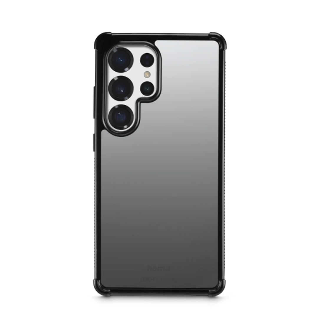Hama Extreme Protect Funda para Samsung Galaxy S25 Ultra - Antideslizante - Policarbonato - Proteccion D3O - Bordes Elevados - Color Negro 1