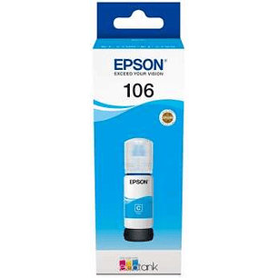 Epson 106 Cyan Botella de Tinta Original - C13T00R240