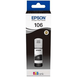 Epson 106 Negro Photo Botella de Tinta Original - C13T00R140