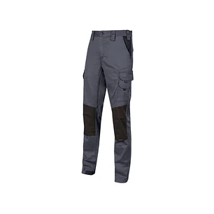 Upower Majo Pantalon de Trabajo Slim-Fit - Talla 4XL - Algodon Elastico, Multiples Bolsillos, Detalles Reforzados, Cinta Reflectante, Correa Porta Mar