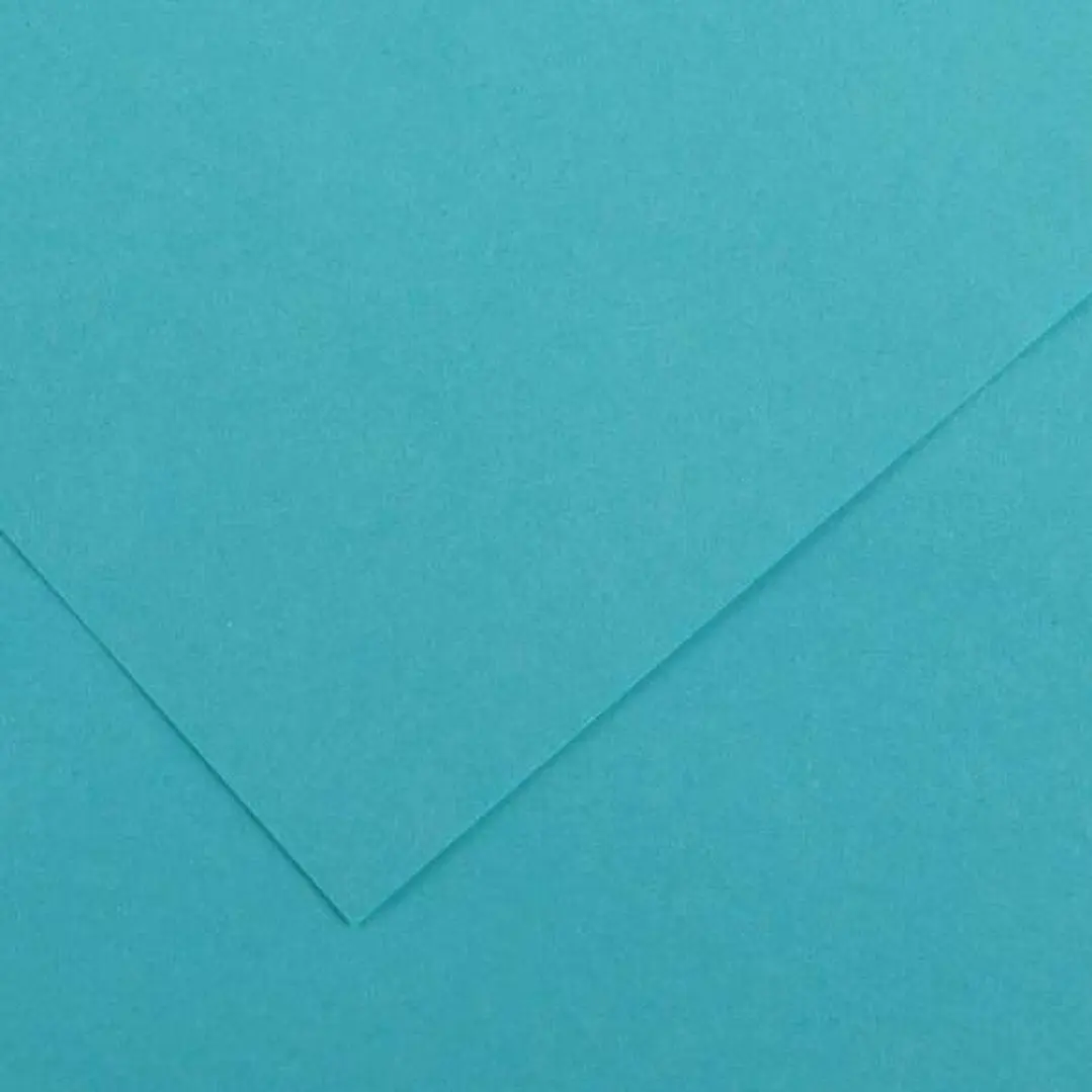 Canson Guarro Pack de 25 Cartulinas Iris de 185g - 50x65cm - Color Azul Turquesa 1
