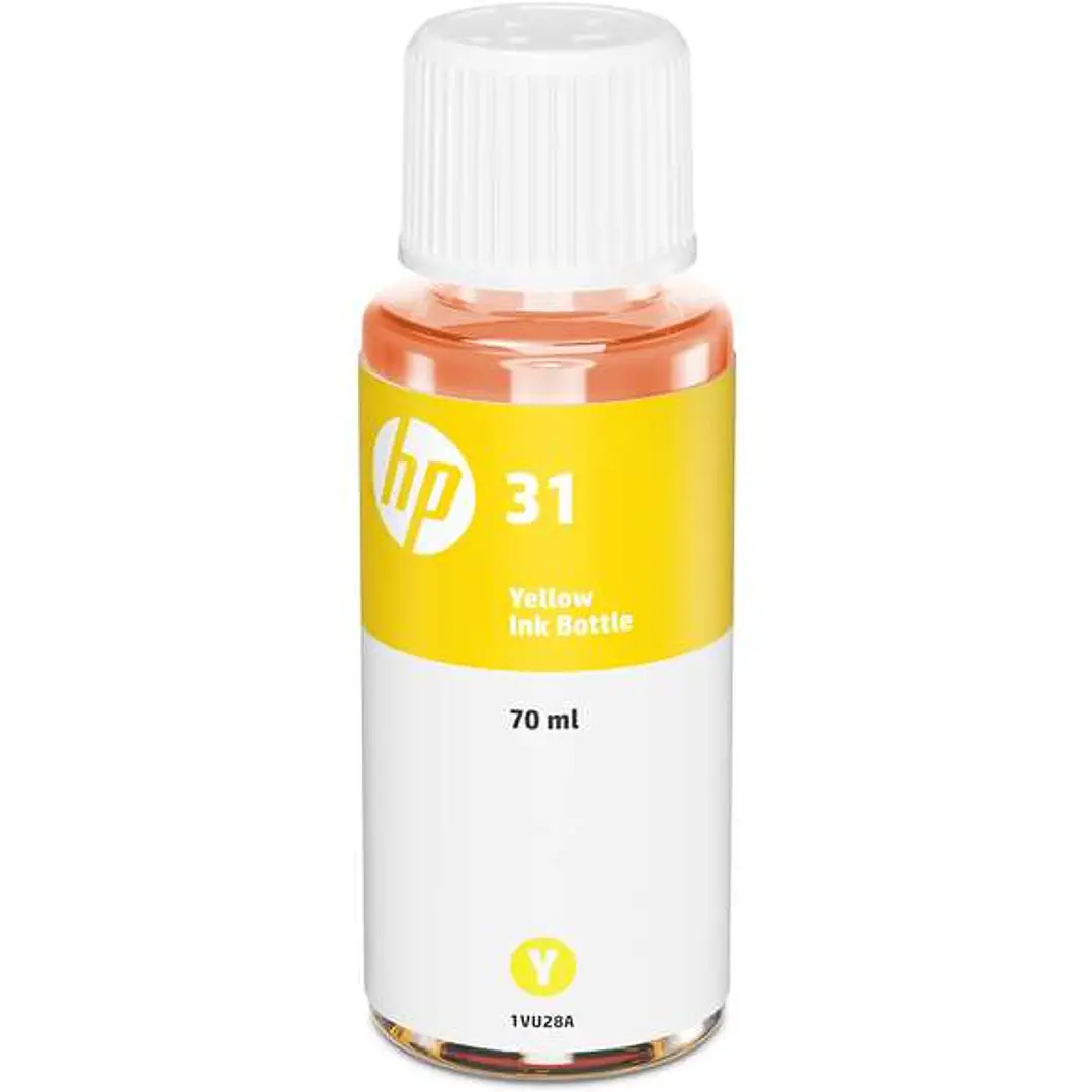 HP 31 Amarillo Botella de Tinta Original - 1VU28AE 1