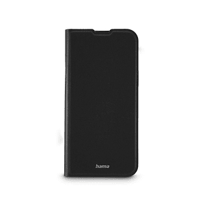 Hama Daily Protect Funda para iPhone 15 - Cierre Magnetico - Antideslizante - Antihuellas - Poliuretano Termoplastico - Funcion de Soporte - Color Neg