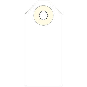 Apli Etiquetas con Arandela 60 x 26mm 1.000 U.