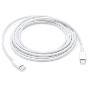 Apple Cable USB-C a USB-C - Longitud 2m - Color Blanco