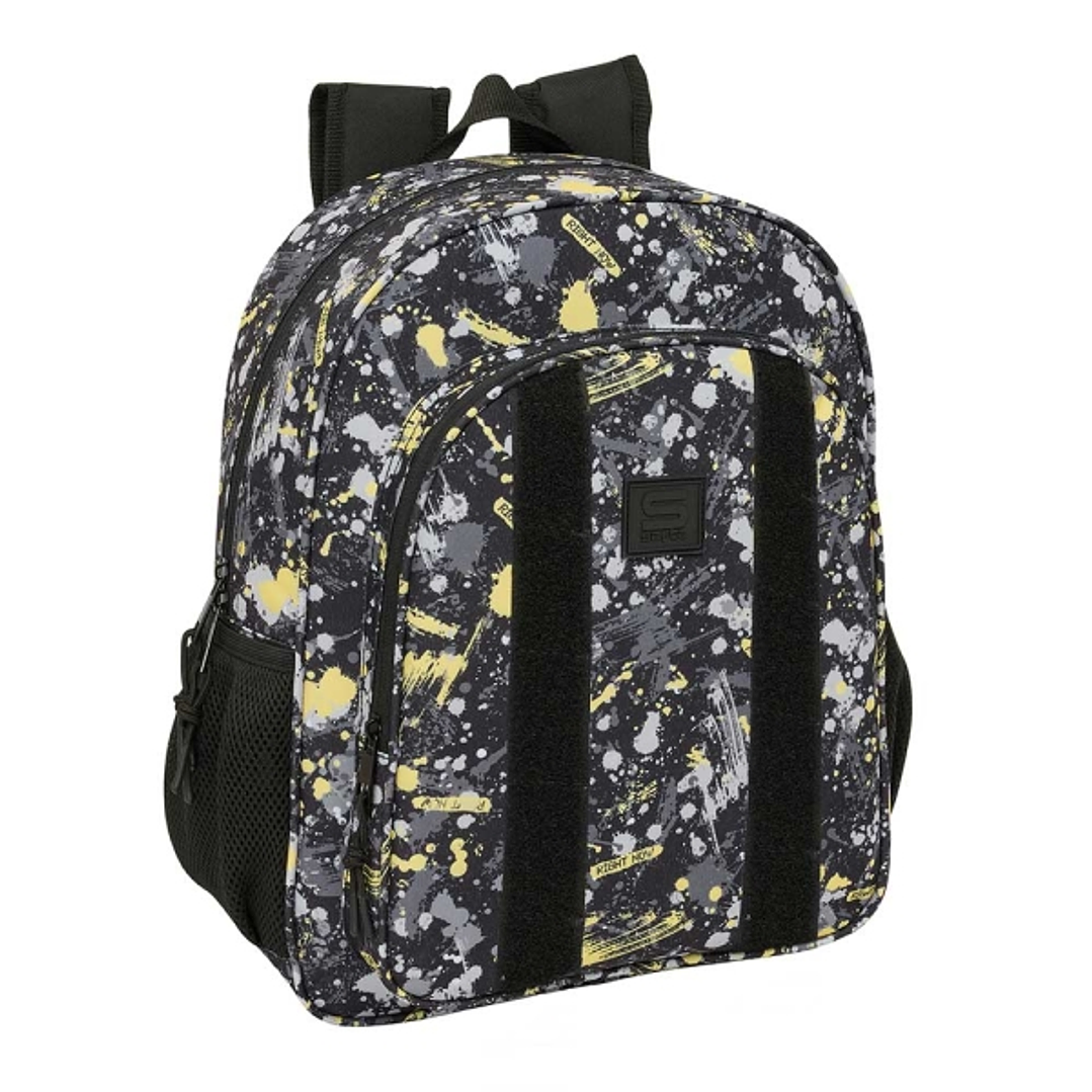 Safta Graffiti Splash Mochila - Adaptable a Carro - Bolsillos Laterales - Doble Tirador - Ergonomia Acolchada - Bolsillo Frontal - Asa Superior - 15L  1
