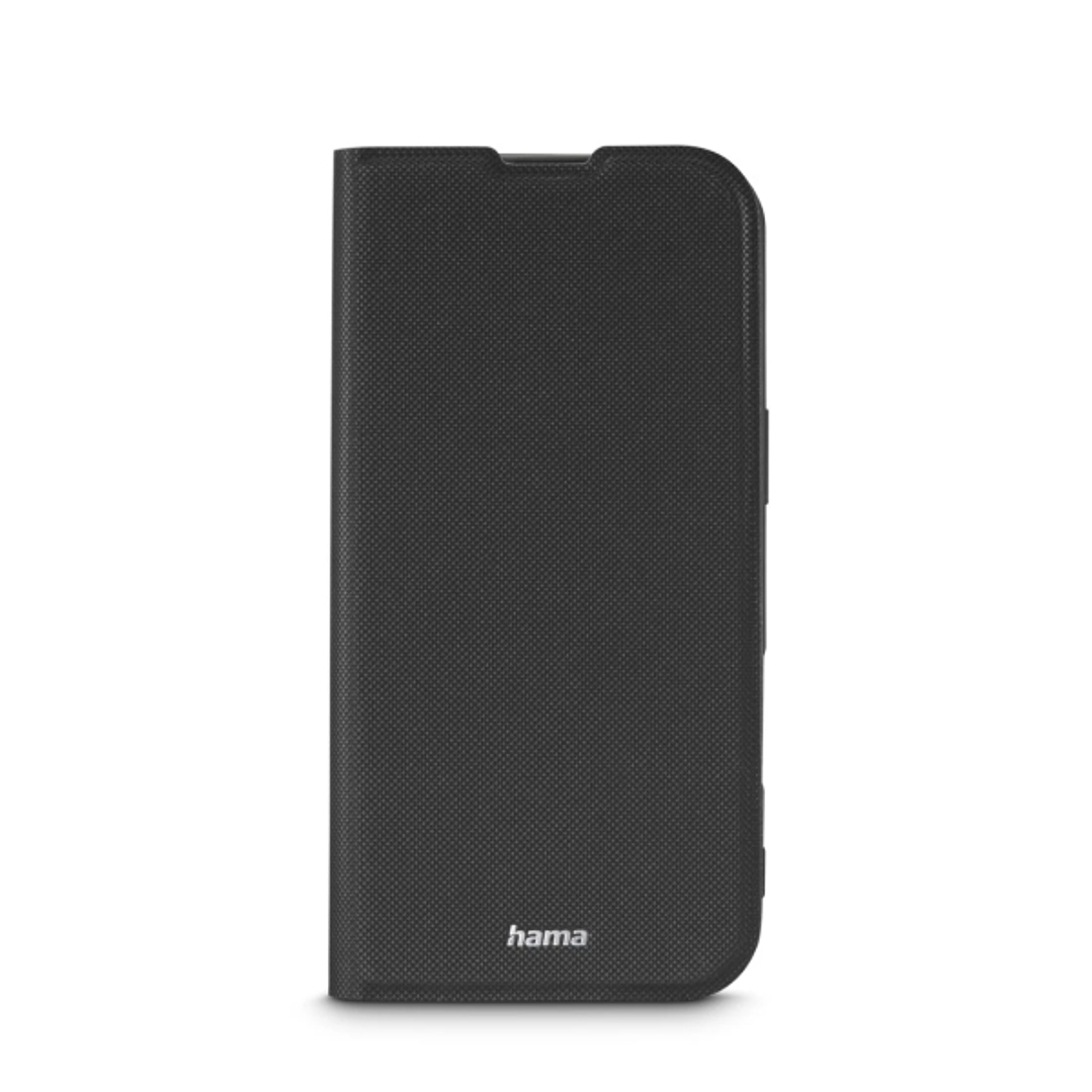 Hama Daily Protect Funda para iPhone Air - Antideslizante - Cierre Magnetico - Antihuellas - Poliuretano Termoplastico - Funcion de Soporte - Color Ne 1