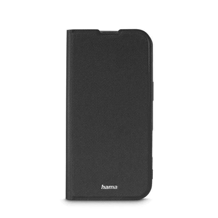 Hama Daily Protect Funda para iPhone Air - Antideslizante - Cierre Magnetico - Antihuellas - Poliuretano Termoplastico - Funcion de Soporte - Color Ne 1
