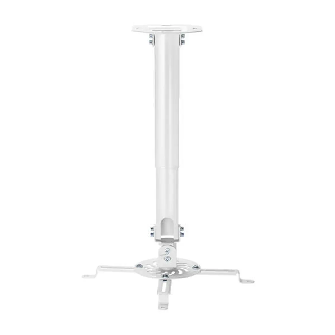 Aisens Soporte Universal Giratorio - Inclinable y Extensible de Techo para Proyector - Hasta 13.5Kg - Color Blanco 1