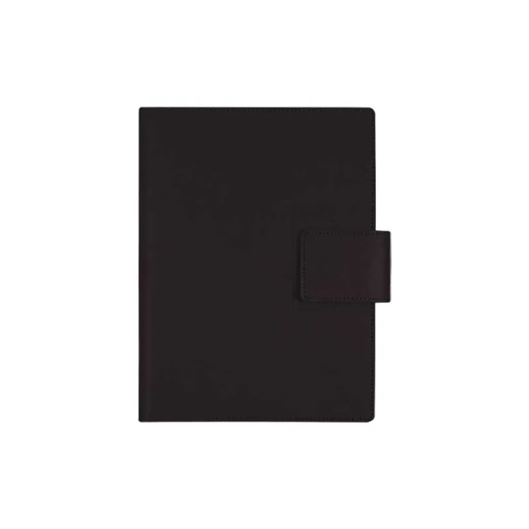 Finocam Duouno Agenda de Espiral - Bolsillo Interior - Anilla Portaboligrafo - Formato E10 - 155x212mm - 1 Dia por Pagina - Color Negro 1