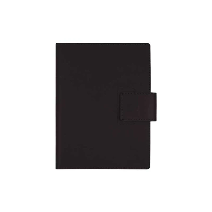 Finocam Duouno Agenda de Espiral - Bolsillo Interior - Anilla Portaboligrafo - Formato E10 - 155x212mm - 1 Dia por Pagina - Color Negro 1