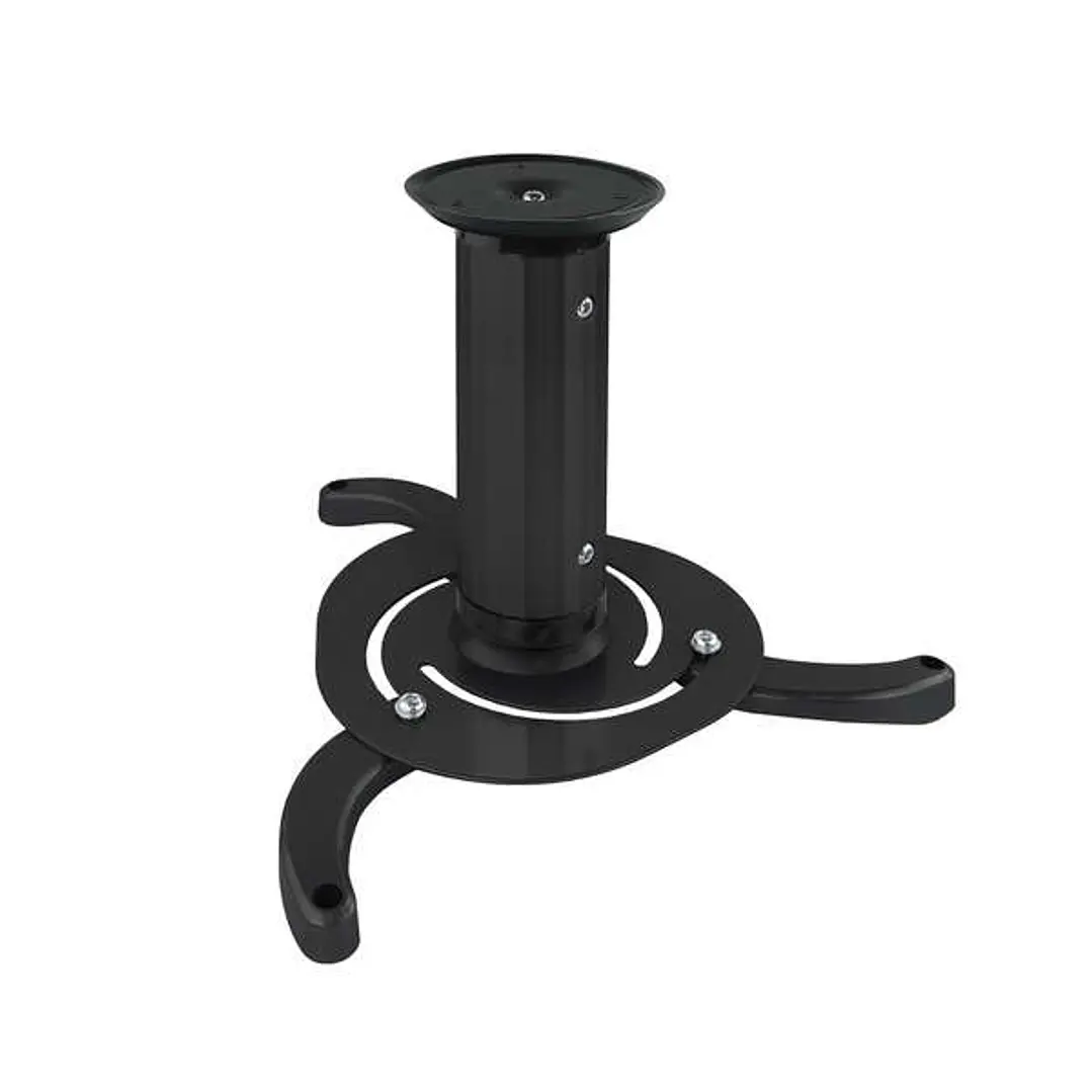 Tooq Soporte Universal de Techo para Proyector - Inclinable y Giratorio - Peso Max 10Kg - Color Negro 1