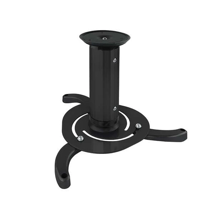 Tooq Soporte Universal de Techo para Proyector - Inclinable y Giratorio - Peso Max 10Kg - Color Negro 1