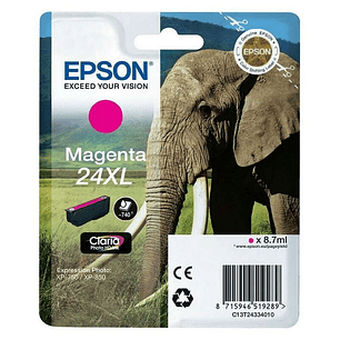 Epson T2433 (24XL) Magenta Cartucho de Tinta Original - C13T24334012