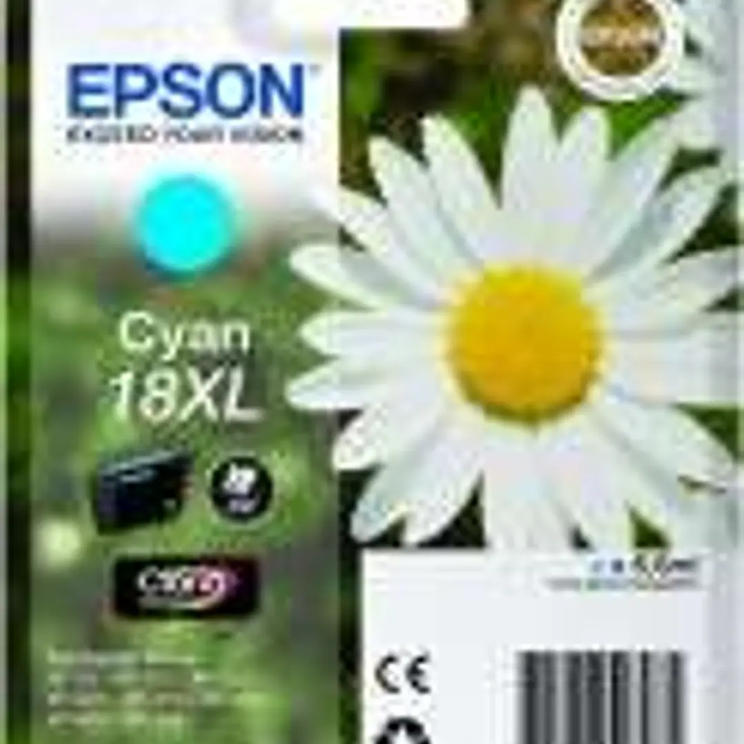 Epson T1812 (18XL) Cyan Cartucho de Tinta Original - C13T18124012 1