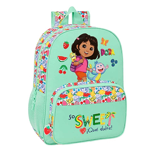 Safta Dora Mochila Adaptable a Carro - Portabotellas - Doble Tirador en Cremallera - Hombreras Ergonomicas - Espalda Acolchada - Asa de Mano Superior 
