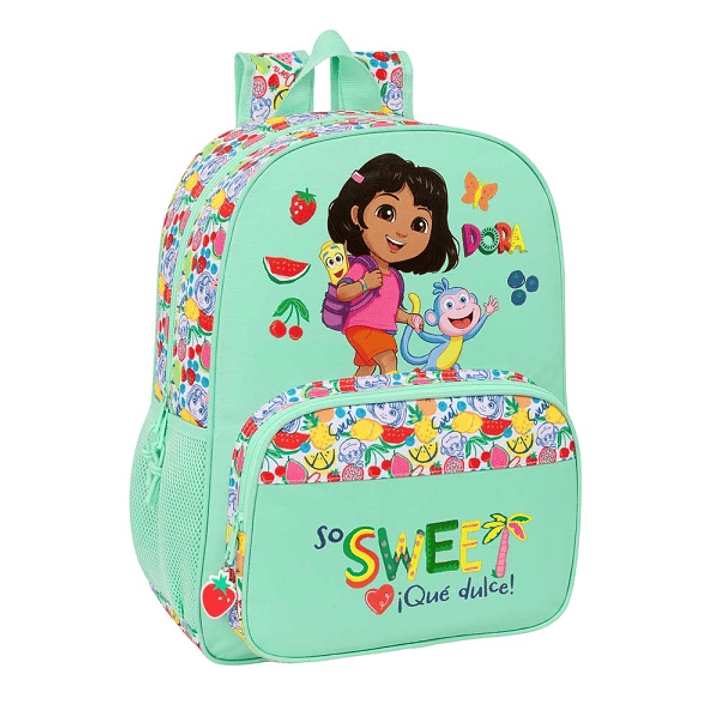 Safta Dora Mochila Adaptable a Carro - Portabotellas - Doble Tirador en Cremallera - Hombreras Ergonomicas - Espalda Acolchada - Asa de Mano Superior  1