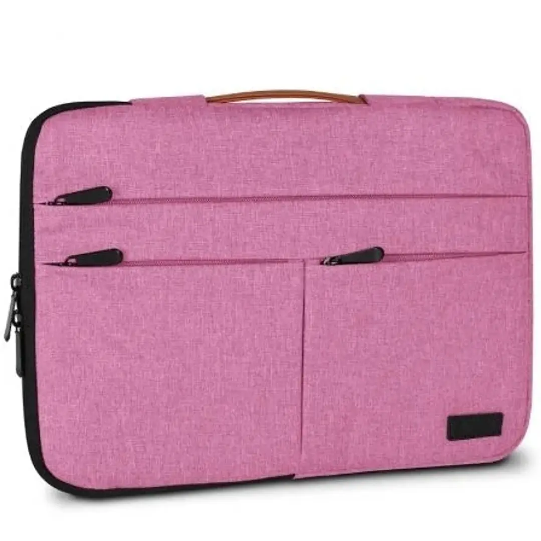 Subblim Funda Air Padding 360 - 380x275x30 mm - Protección 360º - Múltiples bolsillos - Resistente y duradera - Color Rosa 1