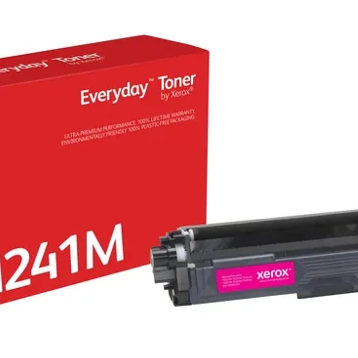 Xerox Everyday Brother TN241/TN242 Magenta Cartucho de Toner Generico - Reemplaza TN241M/TN242M 1