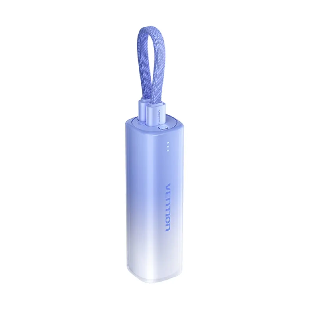 Vention PowerBank 5000mAh - USB-C, Lightning - Carga Rapida 20W - Color Azul 1