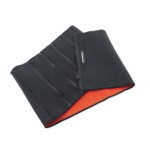 Innovagoods Redle Faja Deportiva Adelgazante con Efecto Sauna - Retiene el Calor Corporal - Ajustable con Cremallera - Uso Deportivo - Color Negro Roj