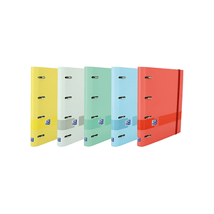 Oxford & You Europeanbinder - Tapa Extradura A4+ - Lomo 45mm - Anillas 4Dx35mm - Recambio 1 Linea - Pizarra Write & Erase - Hoja de Pegatinas