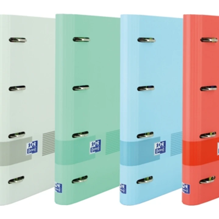 Oxford & You Europeanbinder - Tapa Extradura A4+ - Lomo 45mm - Anillas 4Dx35mm - Recambio 1 Linea - Pizarra Write & Erase - Hoja de Pegatinas 1