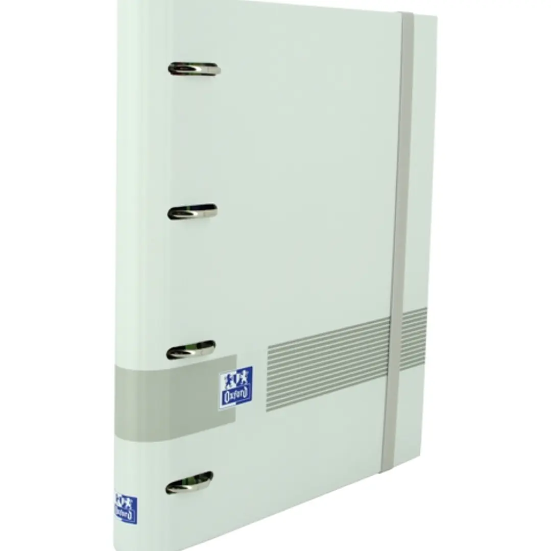 Oxford & You A4+ Europeanbinder - Tapa Extradura - Lomo 45mm - Anillas 4Dx35mm - Recambio 5x5 - Pizarra Write & Erase - Hoja de Pegatinas 1