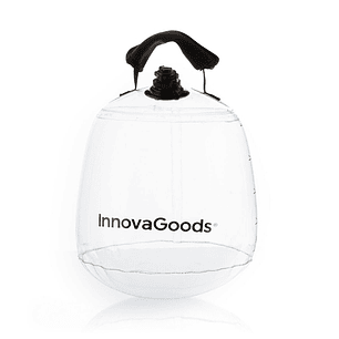 Innovagoods Fibell Pesa Rusa de Agua - Capacidad 10L - Guia de Ejercicios - Hinchable - Incluye Inflador - Peso Ajustable - Compacto y Portatil - Tran