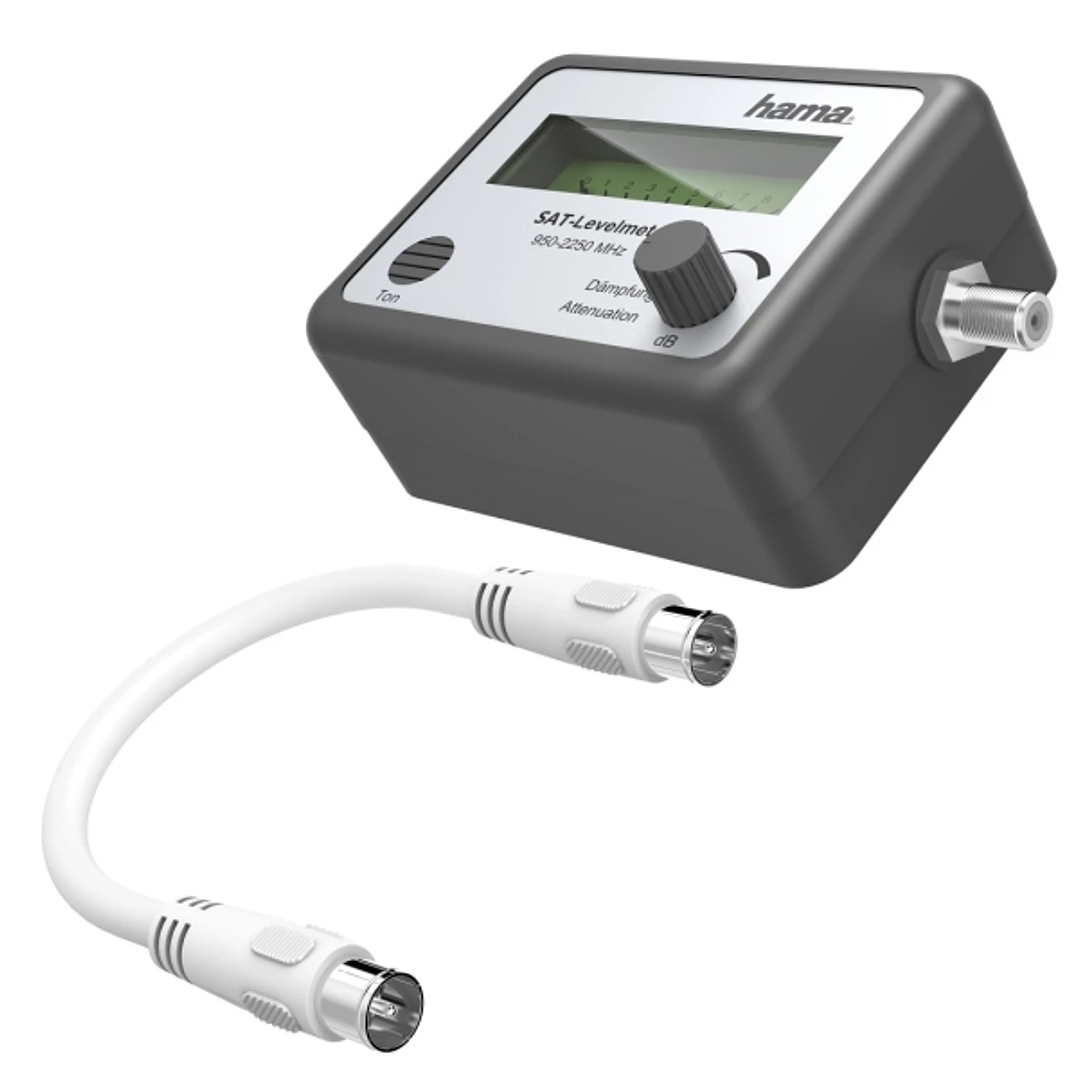 Hama Essential Buscador de Satelites - Indicador Analogico - Color Negro 1