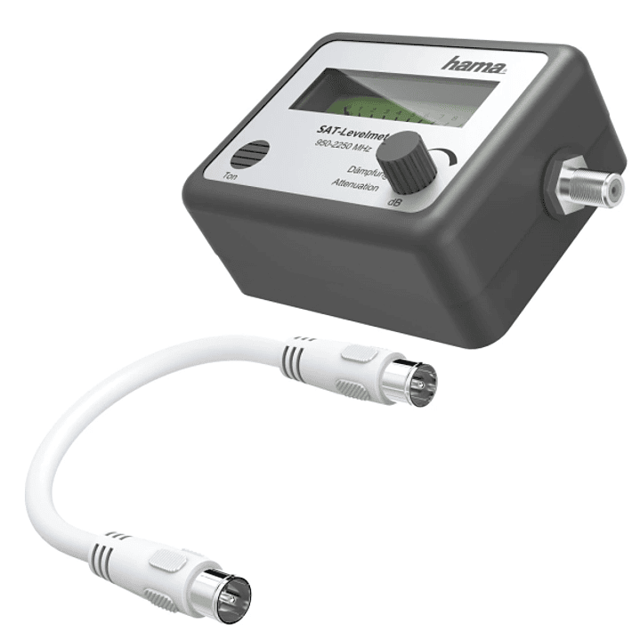 Hama Essential Buscador de Satelites - Indicador Analogico - Color Negro 1