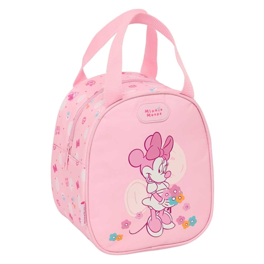Safta Minnie Mouse Baby Neceser Termo de 5.85L - Interior Forrado en Aluminio - Asa Superior - 190x140x220mm - Color Rosa 1