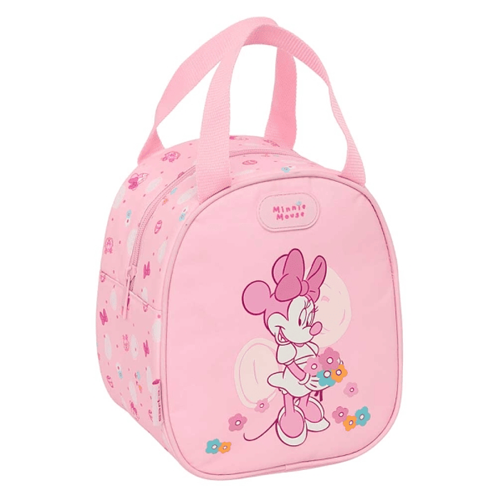 Safta Minnie Mouse Baby Neceser Termo de 5.85L - Interior Forrado en Aluminio - Asa Superior - 190x140x220mm - Color Rosa 1