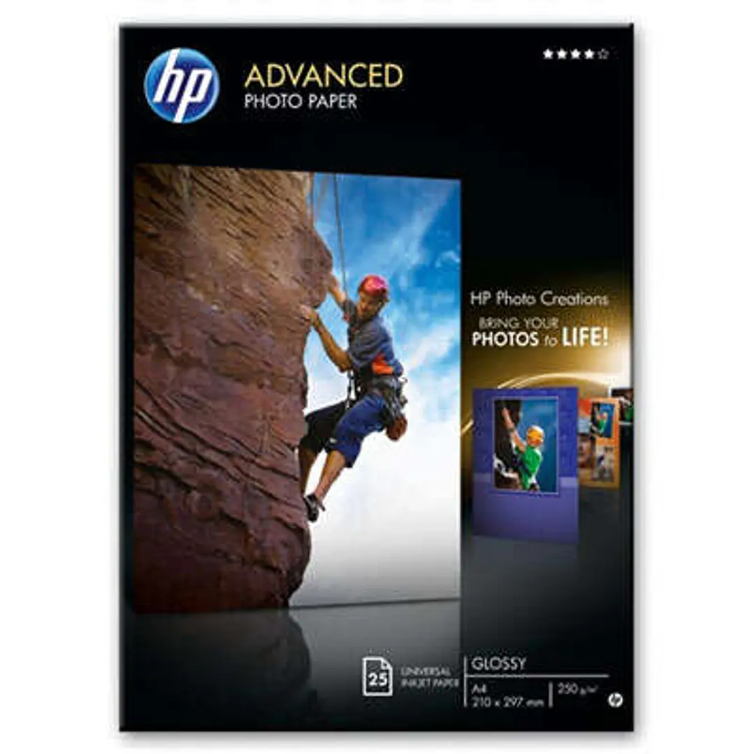 HP Q5456A Papel Fotografico Advanced Glossy 25 Hojas A4 250gr 1