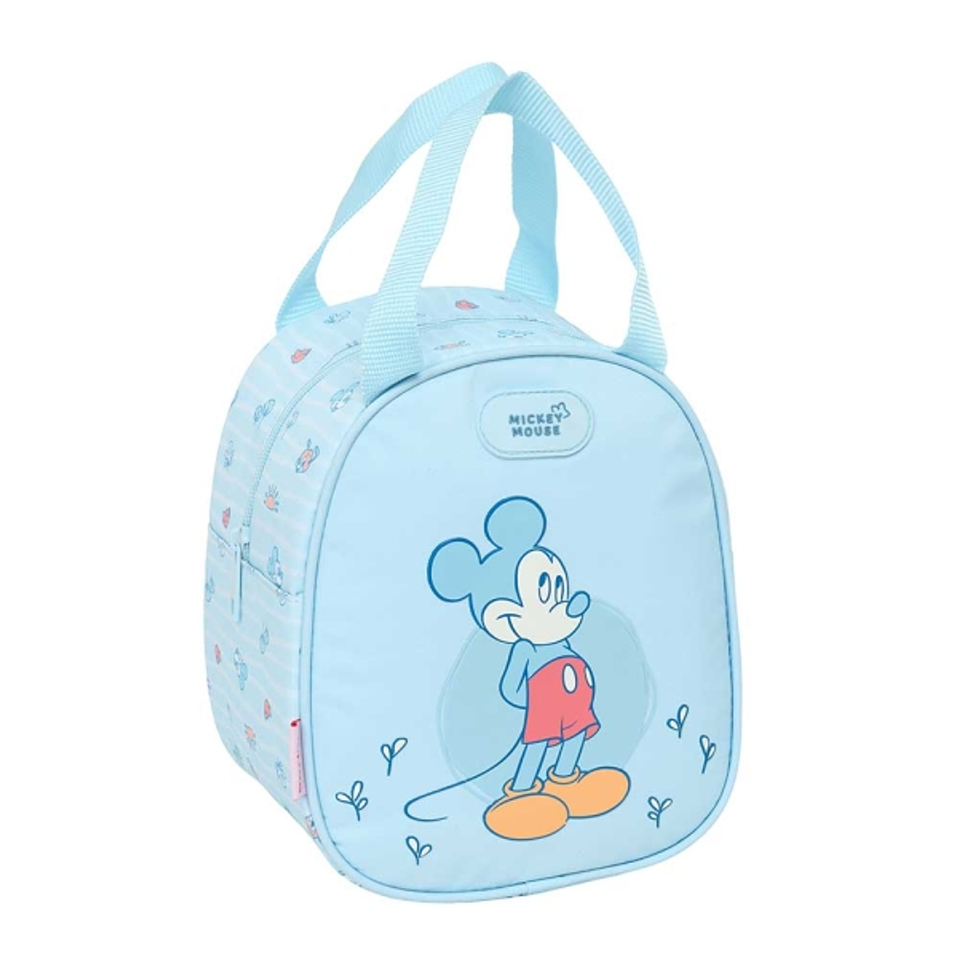 Safta Mickey Mouse Baby Neceser Termo de 5.85L - Interior Forrado en Aluminio - Asa Superior - 190x140x220mm - Color Azul Claro 1