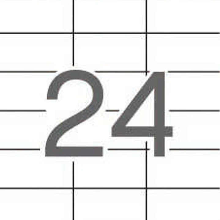 Apli Etiquetas Translucidas Resistentes Intemperie 70.0 x 37.0mm 20 Hojas 1