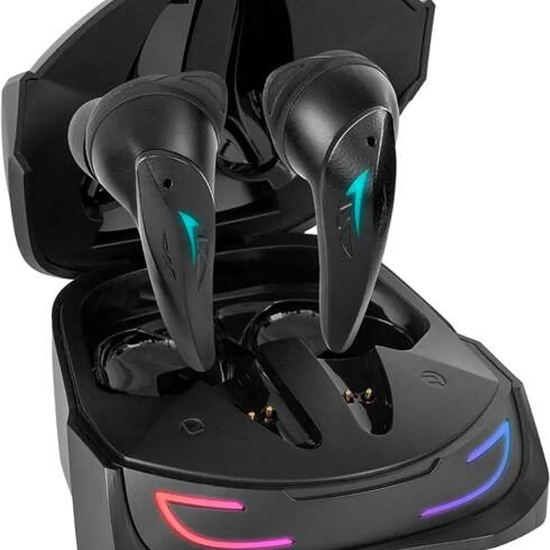 Mars Gaming Auriculares Inalambricos Premium TWS MHI-ULTRA - ANC+ENC+PASIVA - Sonido Neographene - 24h de Bateria - RGB Flow - Bluetooth 5.3 - IPX4 -  1