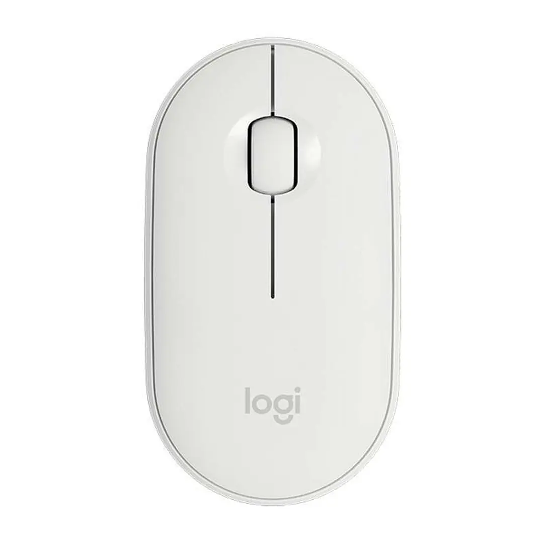 Logitech Pebble M350 Raton Inalambrico USB 1000dpi - 3 Botones - Uso Ambidiestro - Color Blanco 1