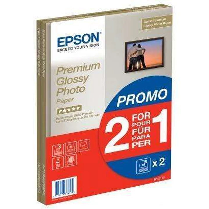 Epson C13S042169 Papel Fotografico A4 255gr - Acabado Brillante - 30 Hojas - para Impresoras de Tinta 1